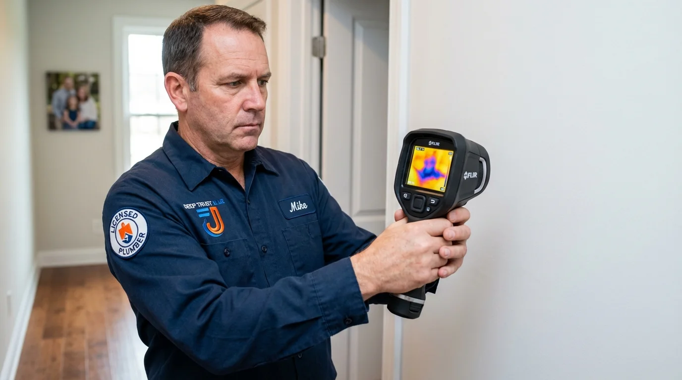 Thermal imaging leak detection by Johns Plumbing LLC in Apison